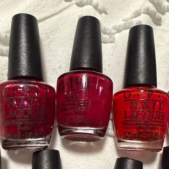 OPI Nail Polish Collection - Burgundy, Pink, Black, Nude, Silver, White - Picture 2 of 9
